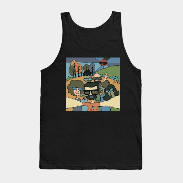 Teenager Selfie Hipster Tank Top by Mako Design 